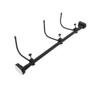 DECHOUS Colgador Ajustable para Guirnaldas Navideñas y Plantas Colgantes Soporte Retráctil de Metal para Puertas de 80-100 CM Gancho Resistente para Decoración de Halloween y Luces