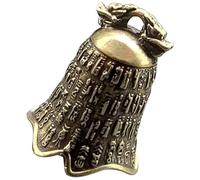 DECHOUS Colgante de Campana de Latón Vintage para Manualidades Diy, Pequeño Llavero Decorativo de Metal, Color Dorado, para Amuletos de Protección, Uso en Bricolaje y Obsequio de Ocasión