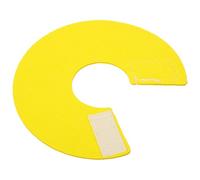 DECHOUS Collar Antimordeduras para Loros XS Amarillo Cono Isabelino para Pájaros Protector Ligero de Microfibra para Recuperación y Cuidado Postoperatorio