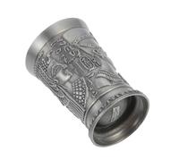 DECHOUS Copa de Cóctel Estilo Egipcio Vintage, Vaso Pequeño de Aleación de Zinc Color Antiguo, Decoración para Fiestas y Hogar, Copa Creativa para Bebidas y Celebraciones