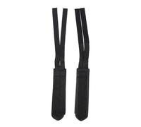 DECHOUS Correas para Pedales de Bicicleta de Nailon Negro 1 Par Ajustables Adultos Ideales para Bicicletas Estáticas Exterior Accesorio Ciclismo para Mayor Control al Pedalear