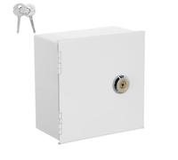 DECHOUS Cubierta Protectora del Interruptor de Pared Caja Protectora 86 Tipo de Metal Color Blanco Cierre, para Paneles de Interruptores Eléctricos y Uso en Interiores, Familias