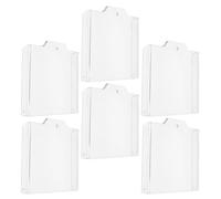 DECHOUS Cubierta Protectora Transparente Material ABS Compatible Paquete de 6 Unidades para Estación de Tiro Ignífugo Interruptores de Fuego y Puntos de Llamada Manual Adecuado