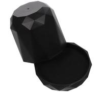 DECHOUS Cubilete para Dados Abs Negro Base, Portátil y Ligero | Bar y Fiestas Grandes, Fácil de Limpiar y Resistente al Desgaste, Incluye Dados