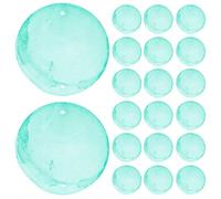 DECHOUS Cuentas Planas de Conchas Redondas Naturales 100 Piezas para Hacer Collares y Pulseras DIY Decoración Artesanal Nácar 5 CM para Manualidades en Casa