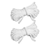 DECHOUS Cuerda de Riego Automático por Mecha de Algodón Blanco 6 MM 2 Rollos de 9 M para Macetas y Cultivo Hidropónico Absorción Continua de Agua para Plantas de Interior y Exterior