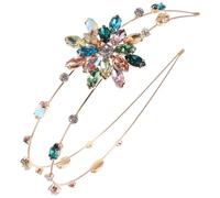 DECHOUS Diadema para Mujer Diseño de Copo de Nieve y Flores, Banda Cabello de Aleación Bien Elaborada, Elegante y Ergonómica para Bodas y Bailes