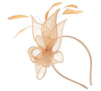 DECHOUS Diadema Pinza Cabello Dorada Estilo Vintage en Jute y Abs para Fiesta de Cóctel y Eventos Elegantes de Mujeres