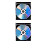 DECHOUS Discos CD-r Vacíos para Grabar Música y Datos con Alta Capacidad, Efecto Profesional y Caja Jewel Case para Oficina y Recuerdos Familiares, Paquete de 2 Unidades