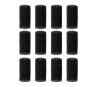 DECHOUS Esponja de Prefiltro Algodón Negro para Acuario de 22mm Protege Peces y Camarones Pack de 12 Piezas Adecuado para Ambientes de Agua Dulce y Marina