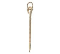 DECHOUS Estaca de Amarre para Perros y Ganado de Hierro, 30 Cm, Resistente para Exteriores y Camping, Estacas de Tierra para Mascotas y Tiendas, Anclaje Estable para Entrenamiento