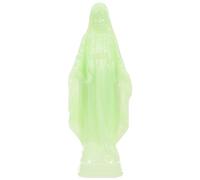 DECHOUS Estatua De La Virgen María Que Brilla En La Oscuridad Figura Luminosa De Nuestra Señora De Gracia Figura Religiosa Católica Luminosa Decoraciones para El Día De La
