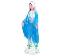 DECHOUS Estatua Virgen María en Plástico Acabado Uniforme y Suave, Diseño Elegante Renacentista para Espacios Espirituales y Regalos Católicos