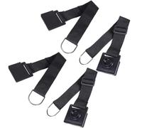 DECHOUS Estera Antideslizante para Violonchelo 4 Piezas Negra Ajustable 40-70 Cm Soporte Estable Protector de Piso Accesorios para Instrumentos Musicales