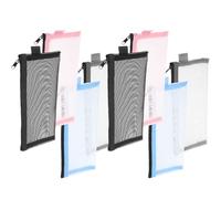 DECHOUS Estuche para Lápices y Gran Capacidad de Nylon con Cremallera Flexible Organizador Ligero para Papelería y Tijeras en Actividades Artísticas al Aire Libre