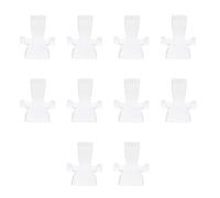 DECHOUS Expositor Acrílico Transparente para Minerales y Cristales, 20 Piezas Pequeñas, Base para Exhibición de Joyas, Soporte Ligero y Resistente para Muestras y Colecciones