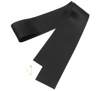 DECHOUS Faja de Bricolaje Negra Alfiler, Banda Decorativa para Graduación, Boda y Fiesta de Soltera, Accesorio Versátil para Eventos, Fajas para Mujer, Suministros para Fiestas