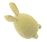DECHOUS Figura Decorativa de Resina Amarillo de Pascua Conejo para Mesa | Adorno Festivo, Pieza de Exhibición para Hogar, Oficina y Celebraciones de Temporada