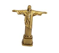 DECHOUS Figuras De Jesús Miniaturas Estatua De Brasil Rio Estatua De Estatuilla De Jesús Artesanía Recuerdos Coleccionables Decoración del Hogar De Mesa De Jardín Metal Adulto
