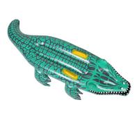 DECHOUS Flotador Hinchable Cocodrilo para Piscina Tapete Acuático Inflable Resistente de PVC y Portátil para Adultos para Verano y Agua