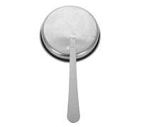 DECHOUS Funda Extintora de Acero Inoxidable para Estufa de Alcohol Portátil con Asa, Cubierta para Fogatas de Camping, Cubierta para Quemador de Alcohol, Herramienta Segura