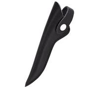 DECHOUS Funda Protectora para Tijeras de Peluquería en PU Negro Estuche Individual Resistente Cubierta de Tijera para Uso Profesional en Cuidado del Cabello Bolsa para Herramientas de