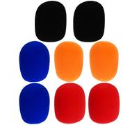 DECHOUS Fundas para Mejorar Calidad de Sonido 8 para Micrófono de Mano de Esponja y Mantener Calidad del Micrófono Protectores en Escenario y Actuaciones