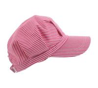 DECHOUS Gorra de Maquinista Infantil Rosa a Rayas, Ajustable Algodón | Diseño Octogonal de Ocho Paneles, Estilo Divertido, para Halloween, Desfiles y Disfraces de Tren