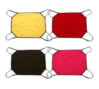 DECHOUS Hamaca Colgante para Gatitos 4 Piezas Reversible de Forro Polar, Cama Suspendida para Mascotas Pequeñas, Suave y Cálida para Jaula o Zona de Descanso Color Color Aleatorio