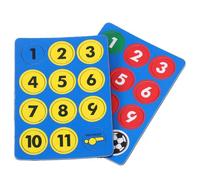 DECHOUS Imanes Magnéticos para Pizarra de Fútbol Piezas Magnéticas Pequeñas para Entrenador Accesorios Portátiles de Entrenamiento Posicionamiento Preciso para Tácticas y Planificación