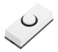 DECHOUS Interruptor de Timbre Retro Código Xf-1217-w de Abs Blanco Textura Duradera, Fácil Instalación Rectangular para Casas Antiguas y Entradas de Hogar