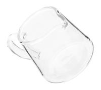 DECHOUS Jarra de Leche de Vidrio Resistente al Calor de 550ml Diseño Transparente y Práctico para Café y Crema en Cocina