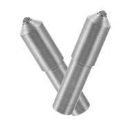 DECHOUS Juego de 2 Bolígrafos de Diamante para Amolar Muelas, Herramienta de Punta Cónica de Hierro Plata que Optimiza Recursos y Reduce Costos en Metalurgia y Escultura