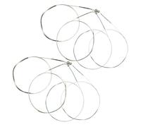 DECHOUS Juego de Cuerdas de Acero para Violín, Repuesto Fácil de Cambiar, 1ª-4ª 0,25-0,71 MM, Accesorios para Violín