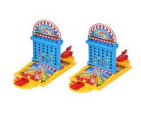 DECHOUS Juego de Pinball Varios Estilos y Mini Baloncesto de Mesa Lanzador Hoodle , Plástico Resistente Mejora de Agilidad de Dedos Color Aleatorio Varios Varios Estilos