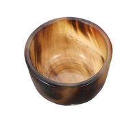 DECHOUS Juego de Taza de Té Artesanal de Cuerno Natural Superficie Lisa y Diseño Redondo, Adecuado para Infusiones en Casa Estilo Tradicional y Moderno Color Aleatorio Varios estilos