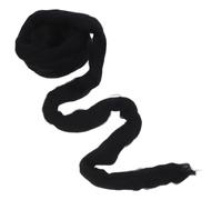 DECHOUS Lana para Fieltrar Aguja Negra 100 G Paquete Fibra de Lana Hilada a Mano para Manualidades DIY Suministros para Fieltrado Materiales para Crear Muñecos y Proyectos Artísticos