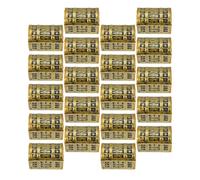 DECHOUS Miniatura Cofre Tesoro 20 Piezas Plástico Resistente 3,7 CM para Decoración Fiestas Cumpleaños y Adornos Casa Muñecas