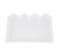 DECHOUS Molde de Ladrillos de Plástico Reutilizable para Vallas y Cercas de Jardín, Polipropileno Blanco, Ligero, Fácil de Usar, DIY para Patio y Jardín