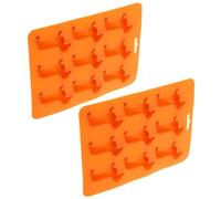 DECHOUS Molde de Silicona para Cubitos de Hielo Forma de Perro 2 Unidades de 9 Ranuras Tamaño 22X16X18 CM Flexible y Antiadherente Bandeja para Hacer Fondant Adecuado para Cocina y