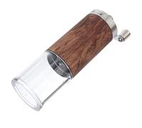 DECHOUS Molinillo de Café Manual Portátil Diseño Clásico de Madera y Acero Inoxidable, Molino de Café Cono Cerámico para Granos, Adecuado para Obsequio de Navidad