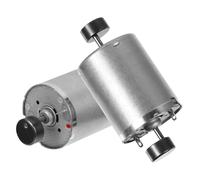 DECHOUS Motor de CC de Doble Eje Rk370-16320 2 Piezas Motor Vibratorio Cepillado para Cometas y Juguetes al Aire Libre de Vibración Fuerte Doble Cabezal para Bricolaje