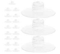 DECHOUS Organizador de Cables Clip Abierto Ventosa de Silicona 20piezas Fuerte Succión Fácil Gestión y Fijación Segura para Cocina y Espacios Estrechos