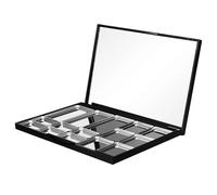 DECHOUS Paleta de Sombras de Ojos Magnética Vacía Espejo y Diseño Compacto de ABS Base Magnética para Viajes y Uso Diario