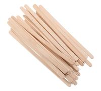DECHOUS Palitos de Madera para Depilación Cera 100 Piezas 140X6X2 MM Bordes Redondeados Aplicadores de Barras de Cera para Uso Corporal y Facial Herramientas para Depilar y Moldear Cejas