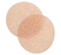 DECHOUS Pantalla Difusora de Luz para Lámpara de Techo 16 CM 2 Piezas Color Marrón Claro Difusor de Tela Antideslumbrante Cubierta Protectora para Foco Accesorio para Iluminación