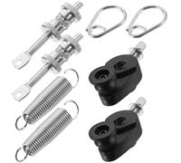 DECHOUS Pedal de Resorte Metálico para Bombo 2 Piezas Repuesto Leva para Batería y Percusión Tensor de Pedal para Accesorios de Batería Compatible Jazz y Rack