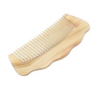 DECHOUS Peine Alisador de Cabello Ondulado Media Luna Peine de Dientes Finos Antistático para Masaje Capilar Manual para Peinar Todo Tipo de Cabello