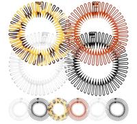 DECHOUS Peines Elásticos Cabello 10 Unidades Talla Única Diadema Circular Completa Flexible para Mujeres y Niñas Accesorios Prácticos para Peinados Diarios Colores Color Aleatorio