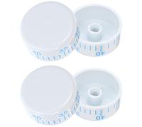 DECHOUS Perilla de Control Térmico para Frigorífico y Congelador, 4 Unidades, Regulador de Temperatura Ajustable de Color Claro, Repuesto de Termostato Rotación para Nevera, Tapa